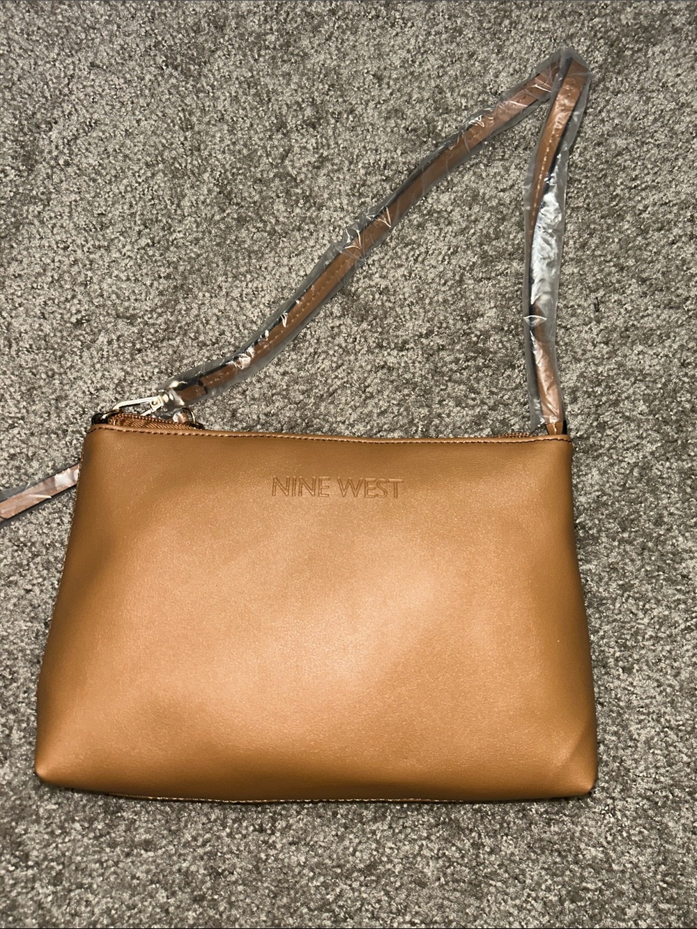 Nine West Brown/Tan Crossbody Shoulder Bag